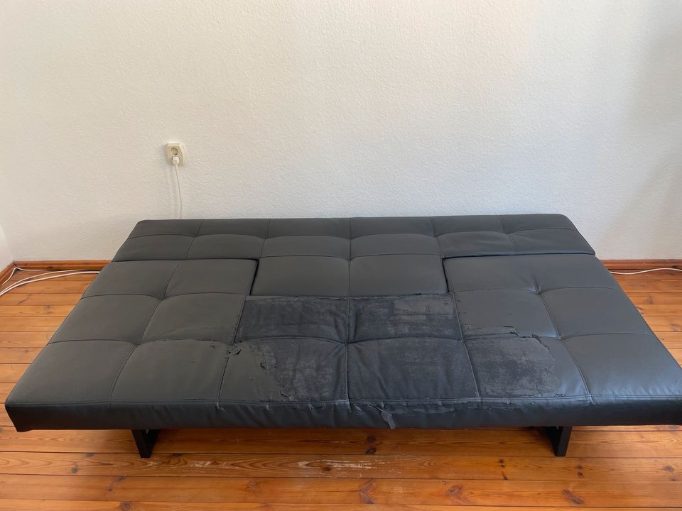 Sofa Schlafsofa Couch in schwarz in München