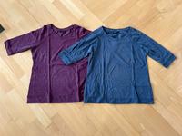 2x Janina Shirt T-Shirt 44 Blau Bordeaux Rot 3/4 Arm Hessen - Großenlüder Vorschau