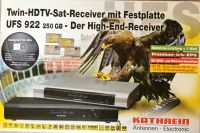 TWIN-HDTV-Sat Receiver mit Festplatte UFS 922 250 GB Bayern - Sulzbach-Rosenberg Vorschau