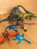 7 Schleich Dinosaurier + Vulkan  - wie neu Nordrhein-Westfalen - Bergisch Gladbach Vorschau