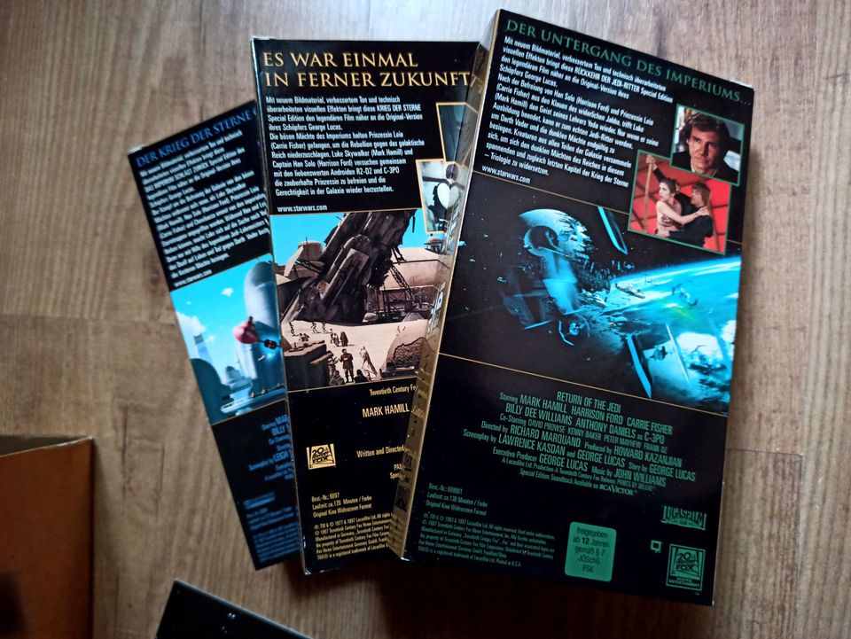 VHS: STAR WARS Krieg der Sterne Trilogie Special Edition Gold Box in Berlin