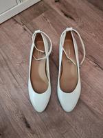 5th Avenue Brautschuhe Riemchen-Sandaletten Weiß Leder Plateau Bl Sachsen - Oschatz Vorschau