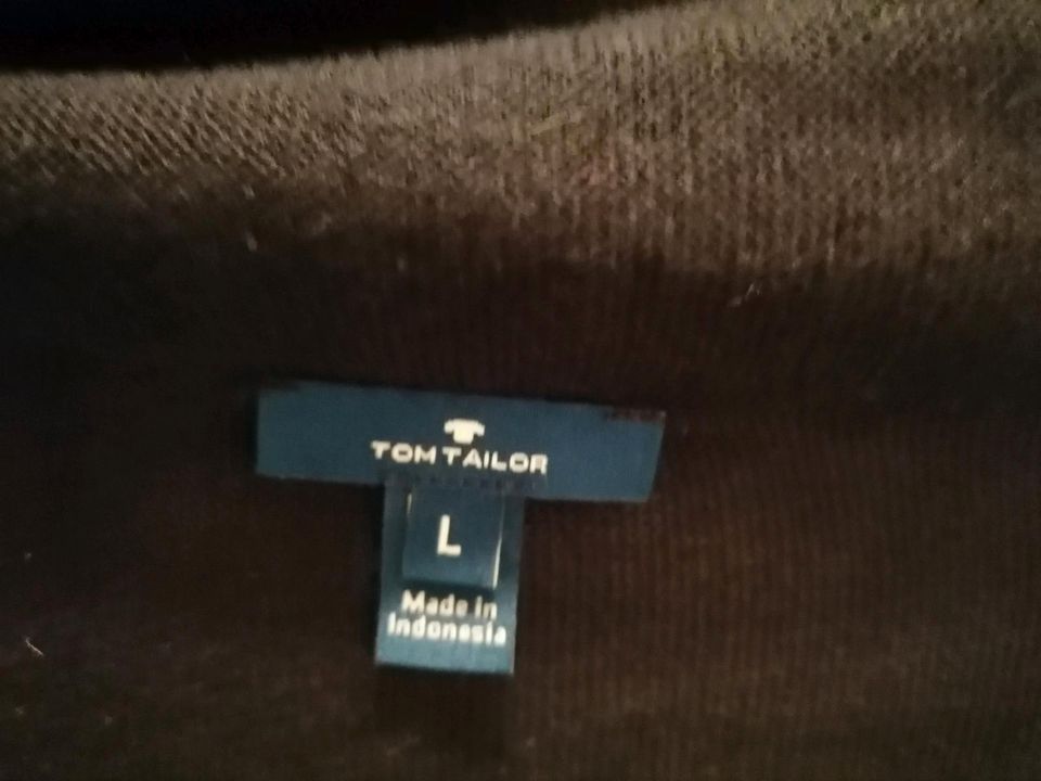 Tom Tailor Strickjacke Gr L dunkelblau, Versand möglich in Wiesbaden