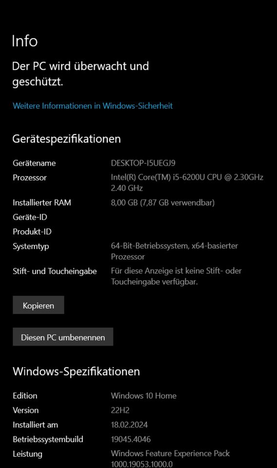 Acer Swift 3 | 14" | Intel i5 6200U | 8GB RAM | FHD | Win 10 in Kirchheim unter Teck