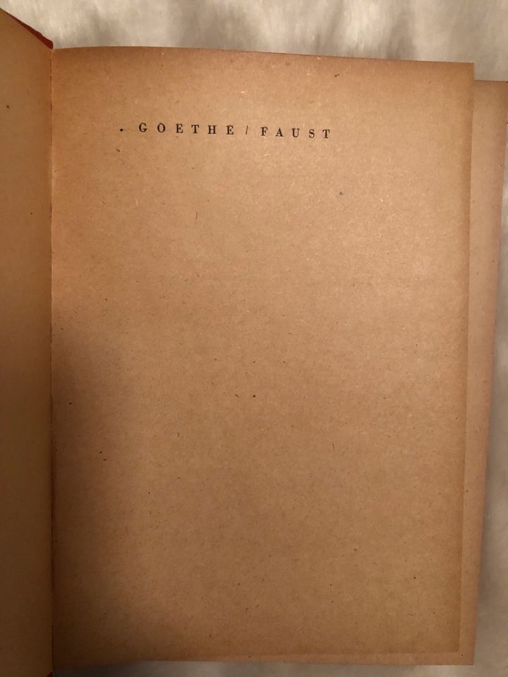 Goethes FAUST 1947 Ausgabe gebunden in Berlin