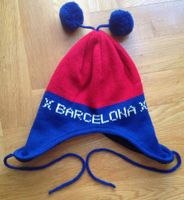 Fleece Mütze Barcelona rot blau Bömmel wie neu Frankfurt am Main - Bockenheim Vorschau