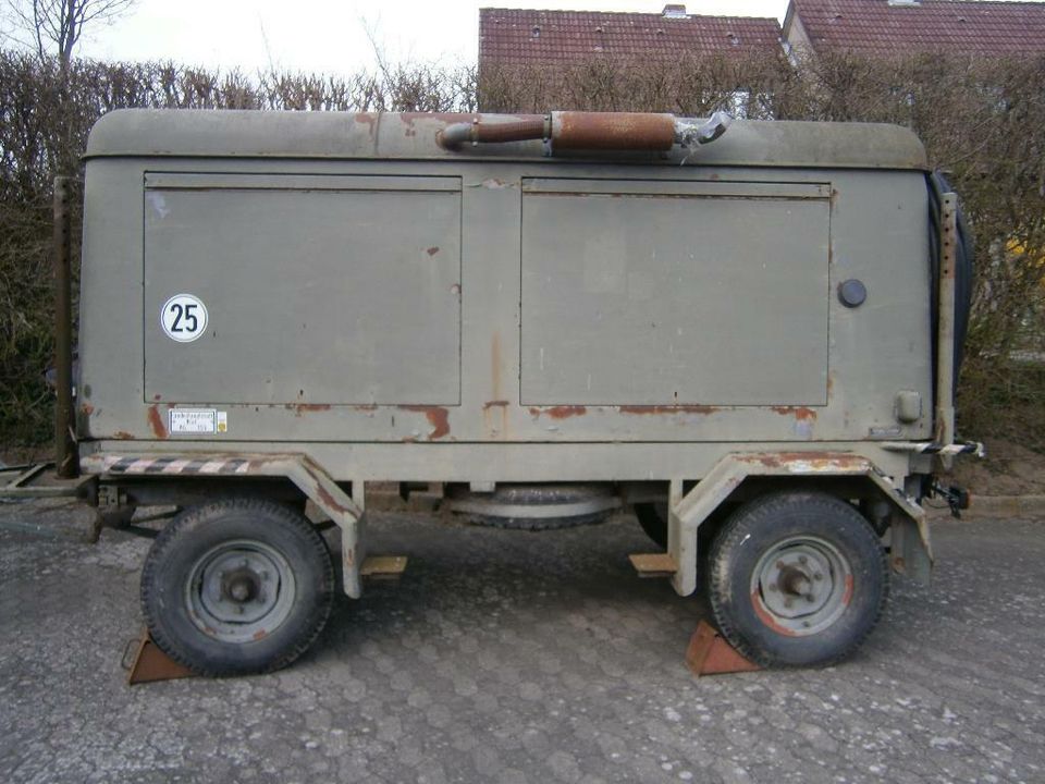 POLYMA Stromerzeuger Type PD 6-80-5 Deutz-Motor 70 KVA Anhänger in Kiel