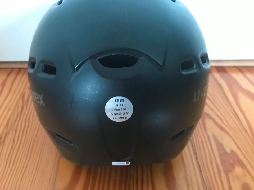 UVEX Skihelm hlmt 200 mit Visier schwarz matt Gr. 55-58 S-M in Altlußheim