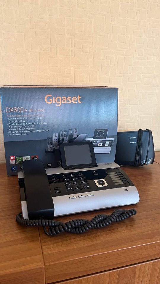 Gigaset DX800A All in one + Gigaset Repeater in Rosenthal