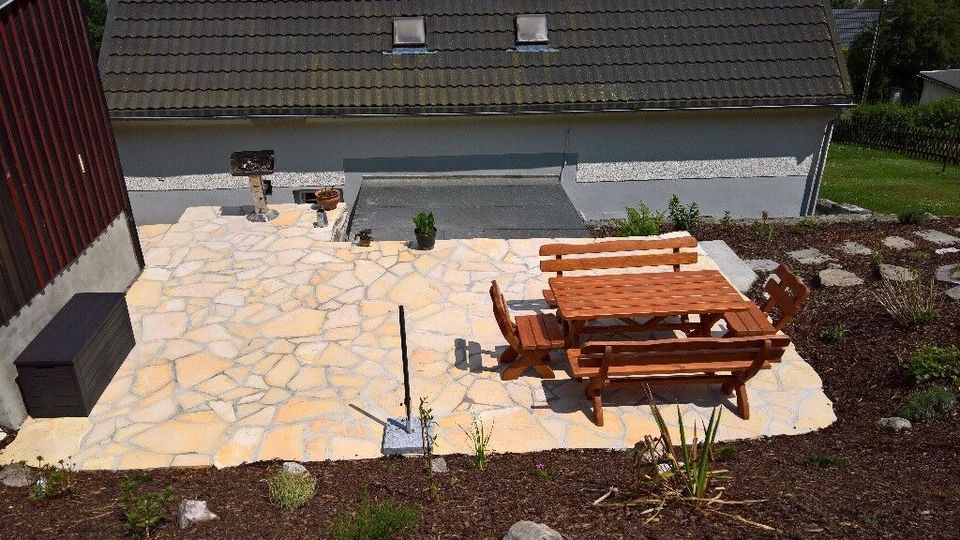 Naturstein Polygonalplatten Terrasse / Gehweg / Poolumrandung in Eichstätt