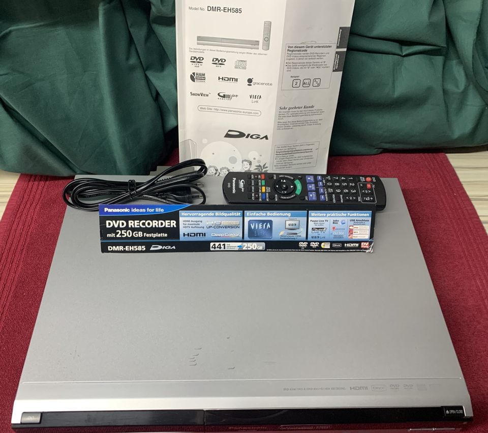 Panasonic DVD-Recorder mit Festplatte DMR-EH585 (an Bastler) in Hochdorf-Assenheim