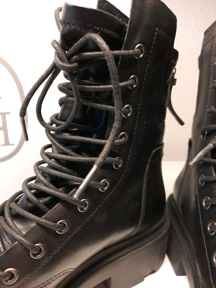 Stiefeletten  Schwarz Gr.40 v.ASH   Leder neu in Hannover