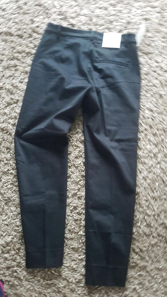 H&M Stoff  Hose 38 schwarz neu mit Etikett Stretch in Dinklage