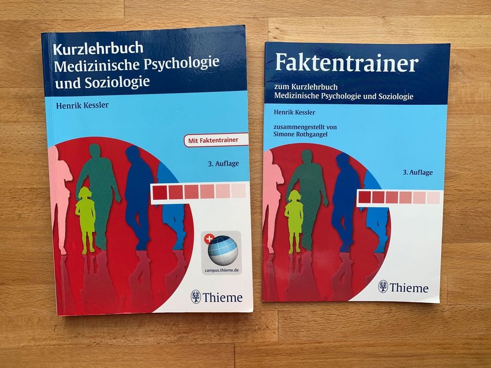 Kurzlehrbuch Medizinische Psychologie und Soziologie (3. Auflage) in Tübingen
