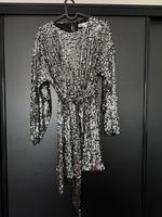 Zara minikleid Paillettenkleid pailletten Silber XS Niedersachsen - Oyten Vorschau