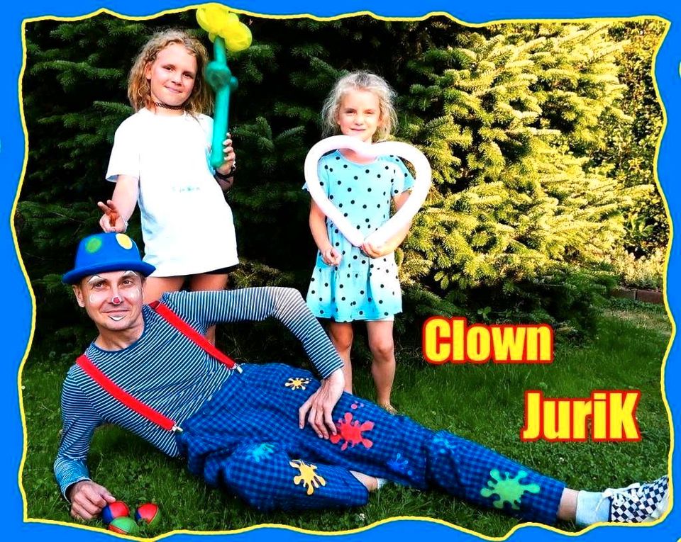 Zauberer Clown Kinderschminken  Lüftballonfiguren !!! Kindergeburtstag in Berlin