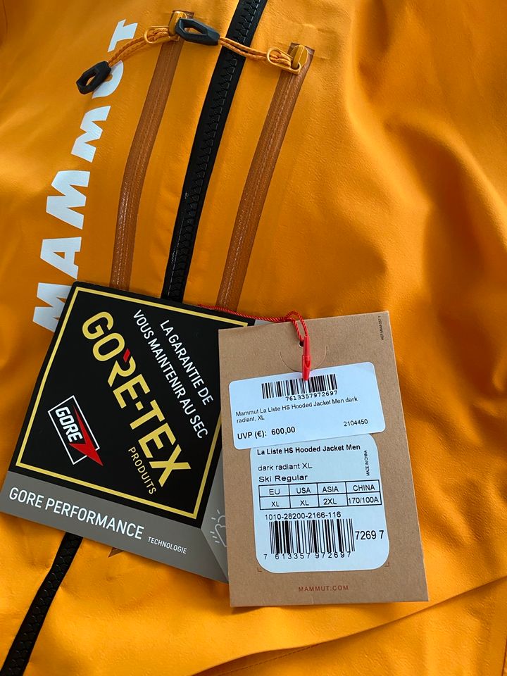 Mammut La Liste HS Goretex Skijacke / 5x getragen in Schonungen