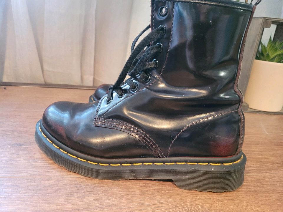 Doc Martens gr.38 1460 in Red / schwarz glänzend in Weimar