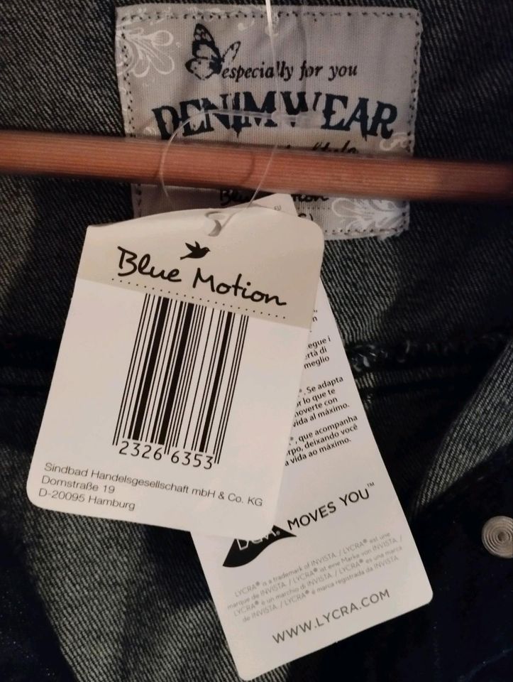 DAMEN JEANSJACKE, GRÖßE 44, DUNKELBLAU in Neunkirchen-Seelscheid