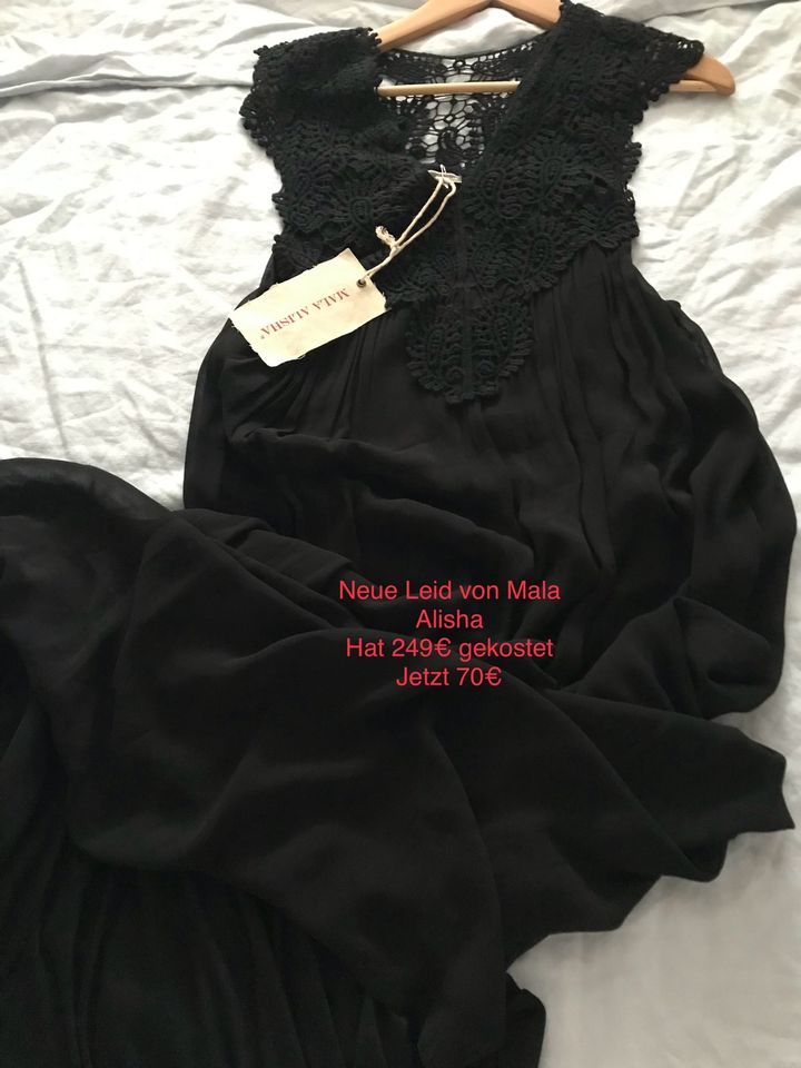 Abendkleid lang, schwarz Gr. 36, hat 220€ gekostet, jetzt 70€ in Wiesbaden