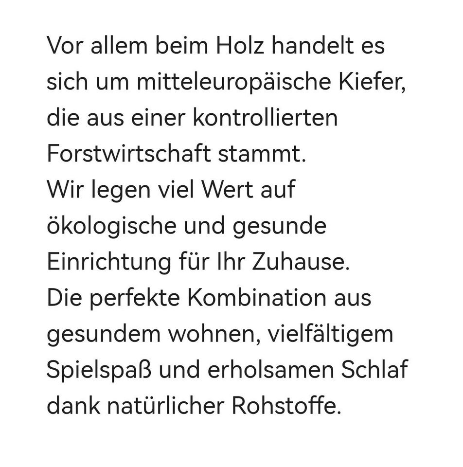 Bibex Hochbett Kinderhochbett mit Tür massiv in Berlin