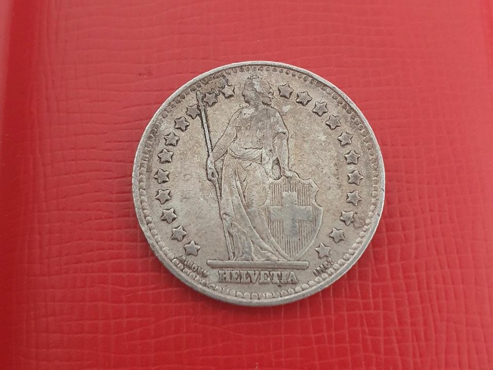 Silbermünze 1 Franken 1952 Schweiz Suisse Coin in Berlin