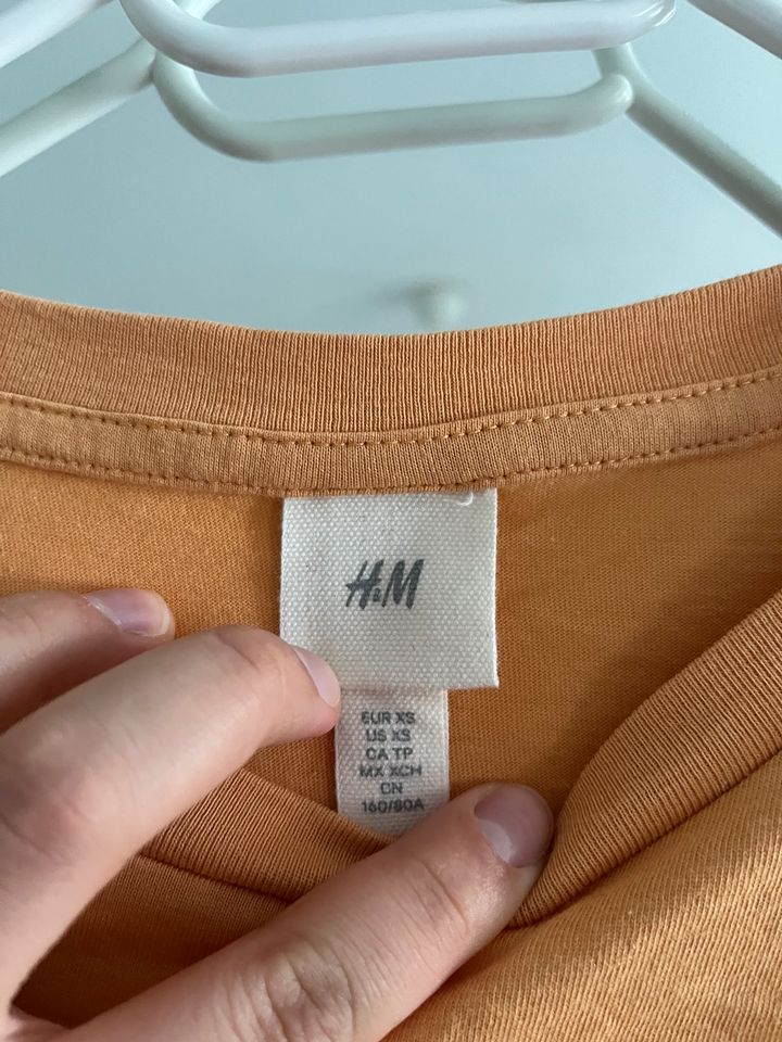 H&M Tshirt Orange Los Angeles XS-M in Siegen