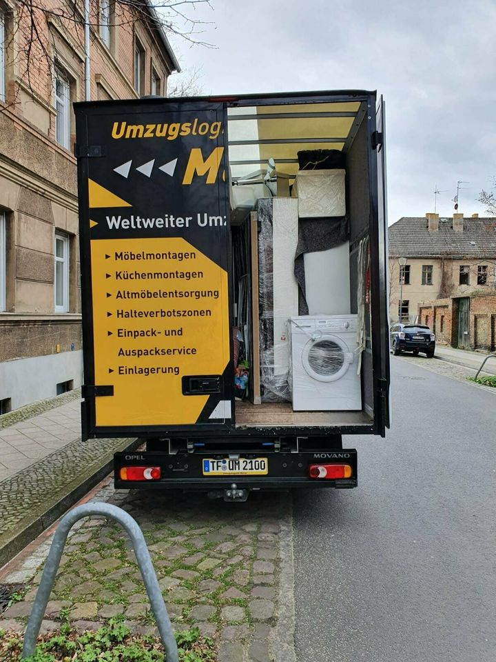 LKW und Transporter mieten mit 2 Mann Besatzung Möbeltaxi in Luckenwalde