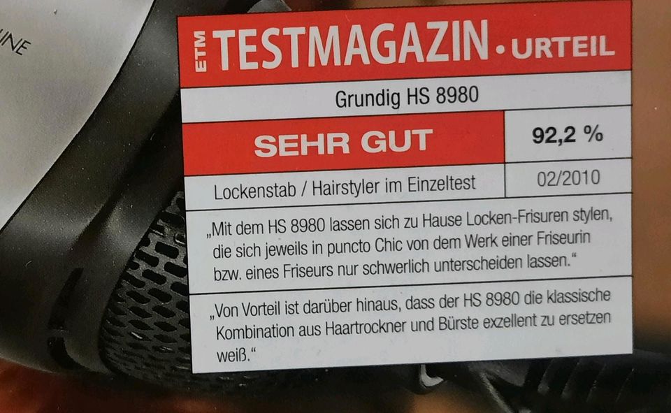 Neu - Grundig Warmbürsten Set im Originalkarton in Wittstock/Dosse