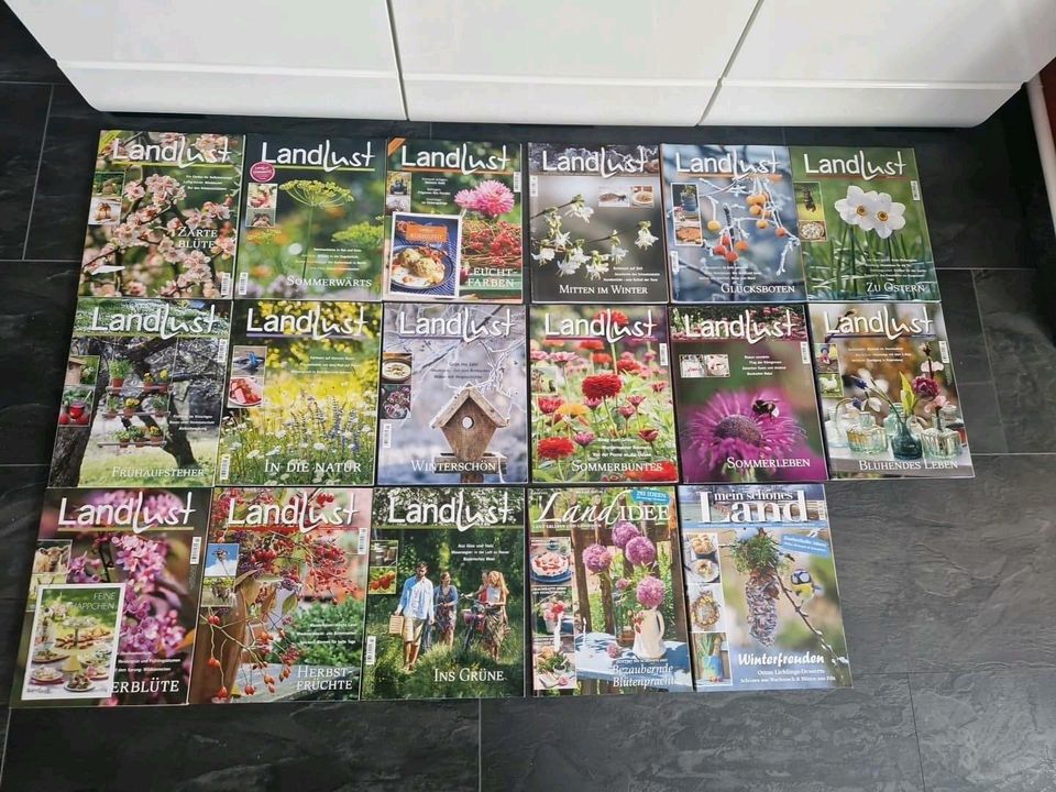 15 × Landlust Land Lust Zeitschrift. 1 × LandIdee 1×Schönes Land. in Wunstorf