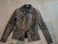 ☀️Damen Echtleder Jacke Schaf Leder Street one 36 braun Nordrhein-Westfalen - Enger Vorschau