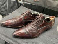 Halbschuhe 44 Krokolook braun VERO CUOIO Italien Brandenburg - Potsdam Vorschau