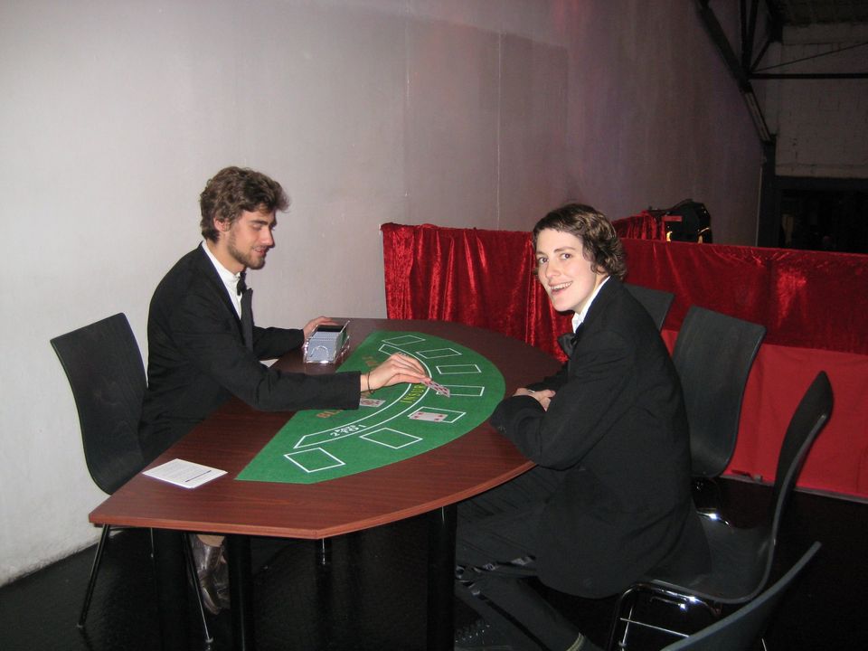 1 Roulettetisch und 2 Blackjack-Tische ideal für Charity Events in Ulm