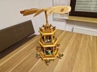Original Erzgebirge Weihnachtspyramide (DDR, expertic)– 3-stöckig Bayern - Nabburg Vorschau