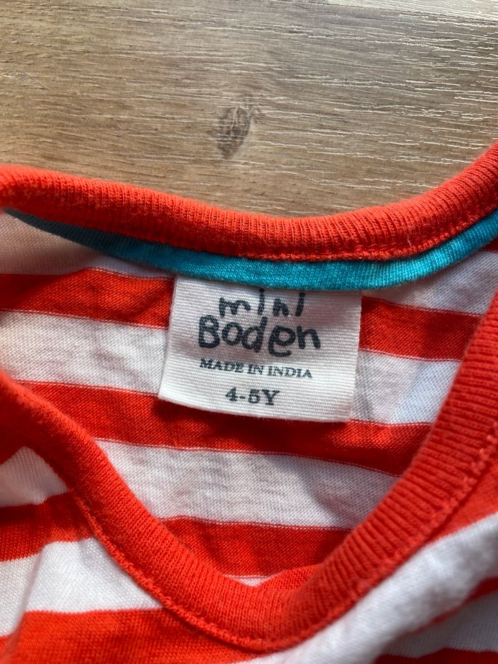 ♡ Mini Boden Top ♡ Shirt 4 5 Jahre 104 110 ♡ geringelt Hund ♡ in Detmold