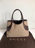 Gucci Hobo Tote Bag Tasche Schultertasche Handtasche Canvas Braun Neuhausen-Nymphenburg - Nymphenburg Vorschau