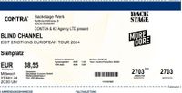 Blind Channel Ticket Backstage München, 27.3.24 Schleswig-Holstein - Elsdorf-Westermühlen Vorschau