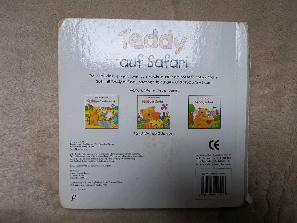 Kinderbuch Fühlbuch Teddy auf Safari in Essen