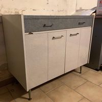 Küchenschrank Küchenbuffet Vintage 50er 60er Jahre grau Design Nürnberg (Mittelfr) - Mitte Vorschau