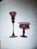 Zierglas Lauscha Rauchglas mundgblasen Vase Schale div. Größen Sachsen - Freiberg Vorschau