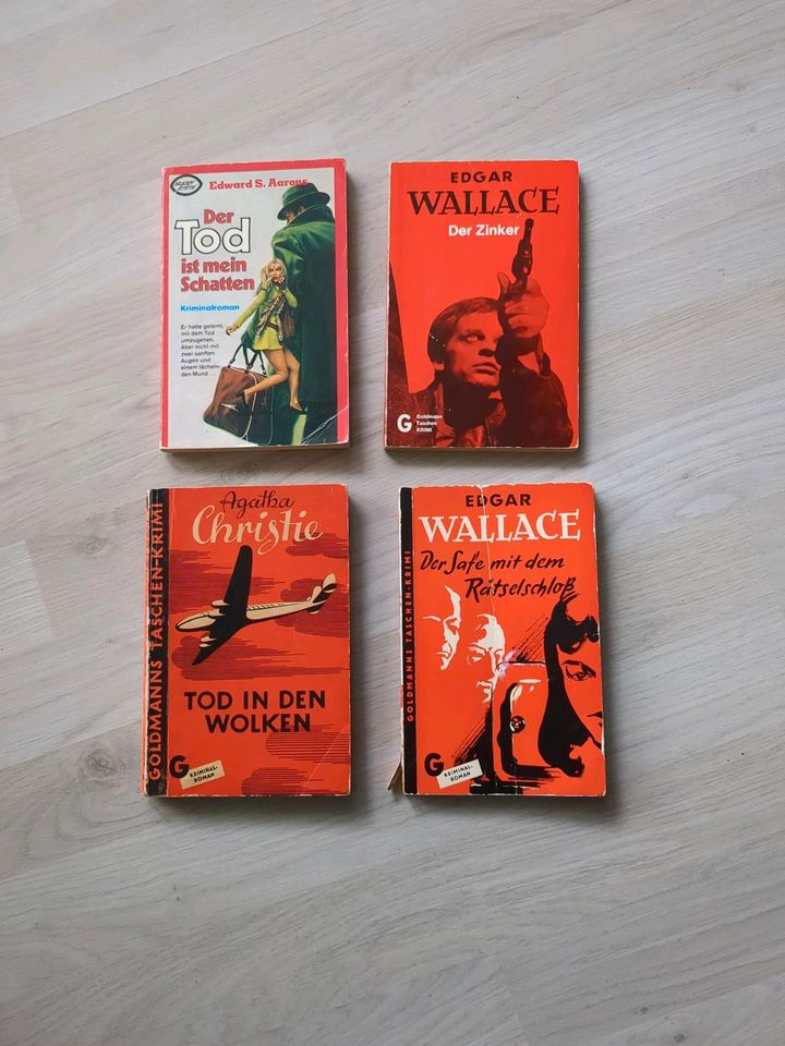 4 Kriminalromane Klassiker Agatha Christie Edgar Wallace in Hamburg