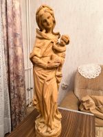 Madonna Heilige Maria Statue mit Kind Handgeschnitzt Hessen - Darmstadt Vorschau