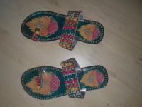 Traditionelle indische Sandalen Echtleder gr. 38 Thüringen - Ohrdruf Vorschau