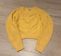 Crop Strickpullover in gelb Hamburg-Nord - Hamburg Barmbek Vorschau