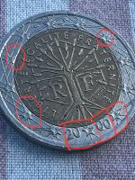 2 euro münze Frankreich 2000 Fehlprägung Jahreszahl Stuttgart - Stuttgart-Süd Vorschau