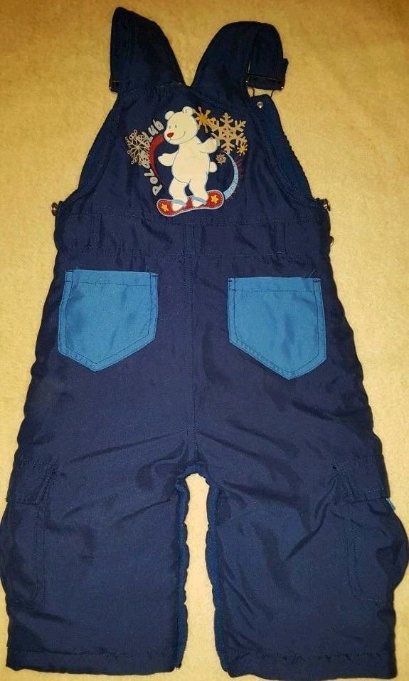 Skihose Thermohose Schneehose Fleece gefüttert 62/68 Eisbär in Dresden