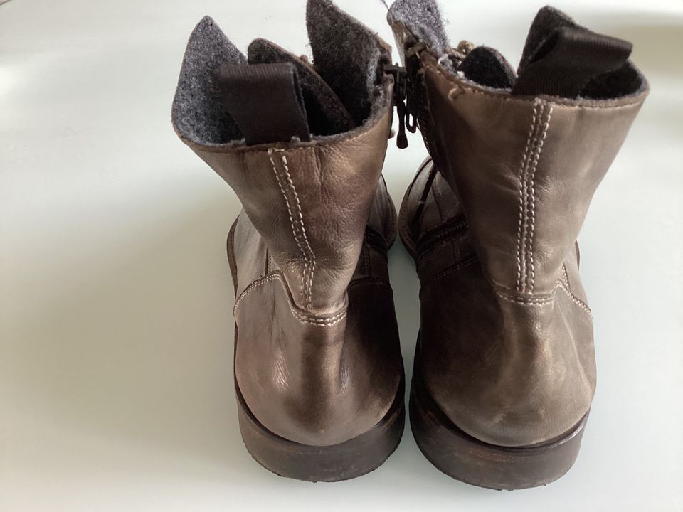 ❤️NP299€ VERO CUOIO Stiefeletten Gr. 43 braun Nappaleder in Bad Münder am Deister