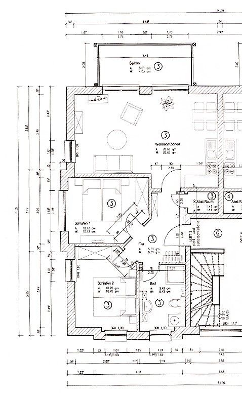 Exklusive 3 Zimmer Eigentumswohnung nahe Seebrücke und Wilhelmstraße im Ostseebad Sellin! Süd-Balkon! in Sellin