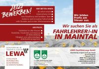 JETZT! Fahrlehrer/in gesucht AB SOFORT in Maintal [LSZ] Thüringen - Bad Langensalza Vorschau