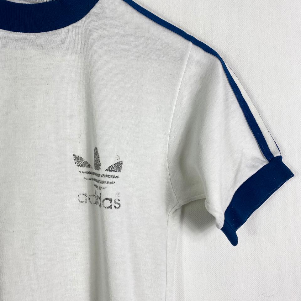 Vintage Adidas T Shirt Gr.S Damen WeiB 80er 80s 90er 90s Retro